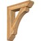 Ekena Millwork Legacy Slat Rough Sawn Bracket w/ Offset Brace, Western Red Cedar, 8"W x 34"D x 40"H BKT0806X34X40LEC06RWR - alternate 1